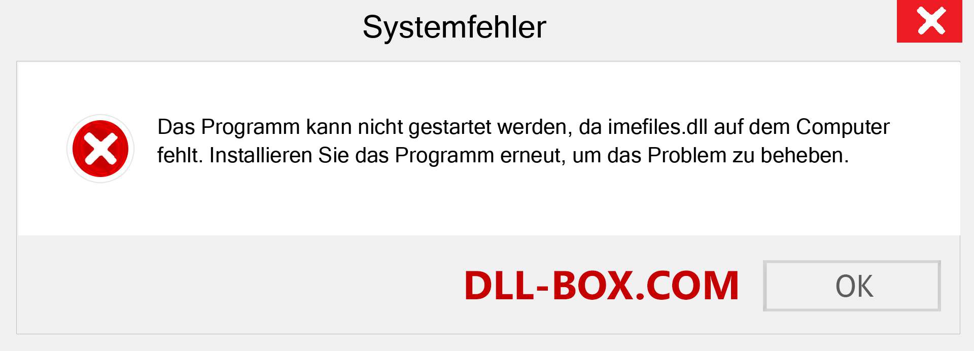 imefiles.dll-Datei fehlt?. Download für Windows 7, 8, 10 - Fix imefiles dll Missing Error unter Windows, Fotos, Bildern