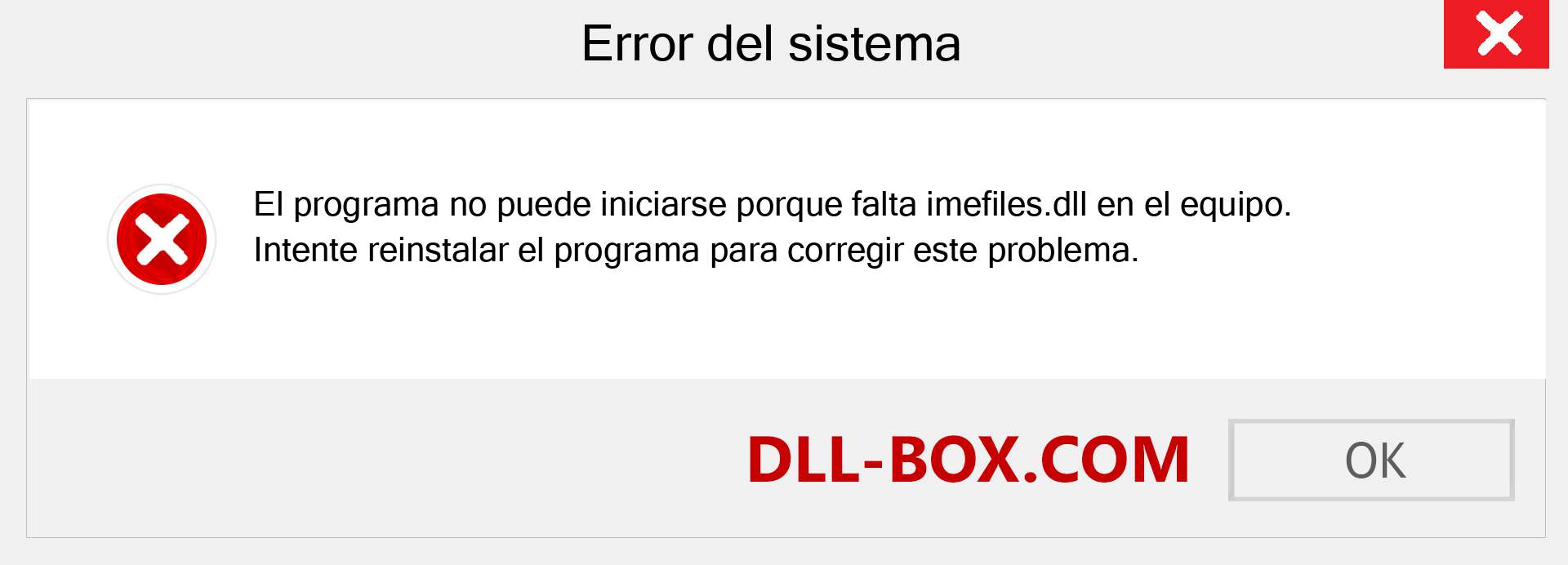 ¿Falta el archivo imefiles.dll ?. Descargar para Windows 7, 8, 10 - Corregir imefiles dll Missing Error en Windows, fotos, imágenes